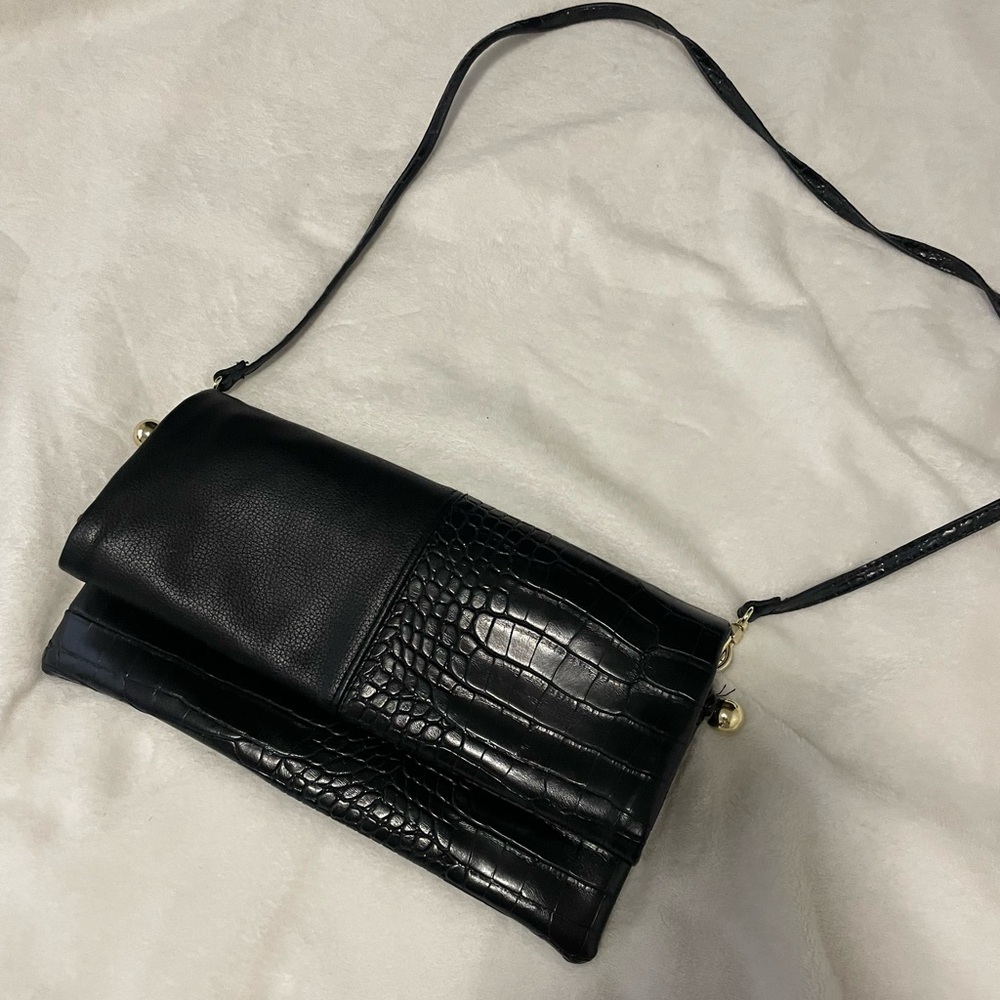 Black Folding Handbag Therapy London